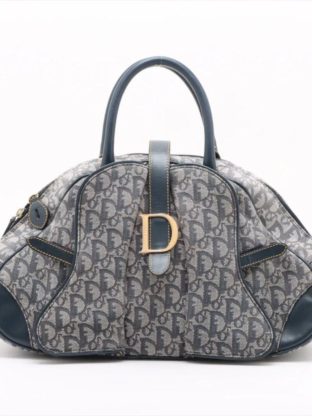 Dior Galliano Era Rare Double Saddle Bowler A5 MOG